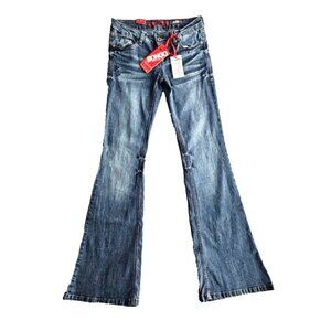 Bongo Jeans Women's Size 5 Long (28W x 33L) Fabulous Flare Leg PHL-1212-406-T05